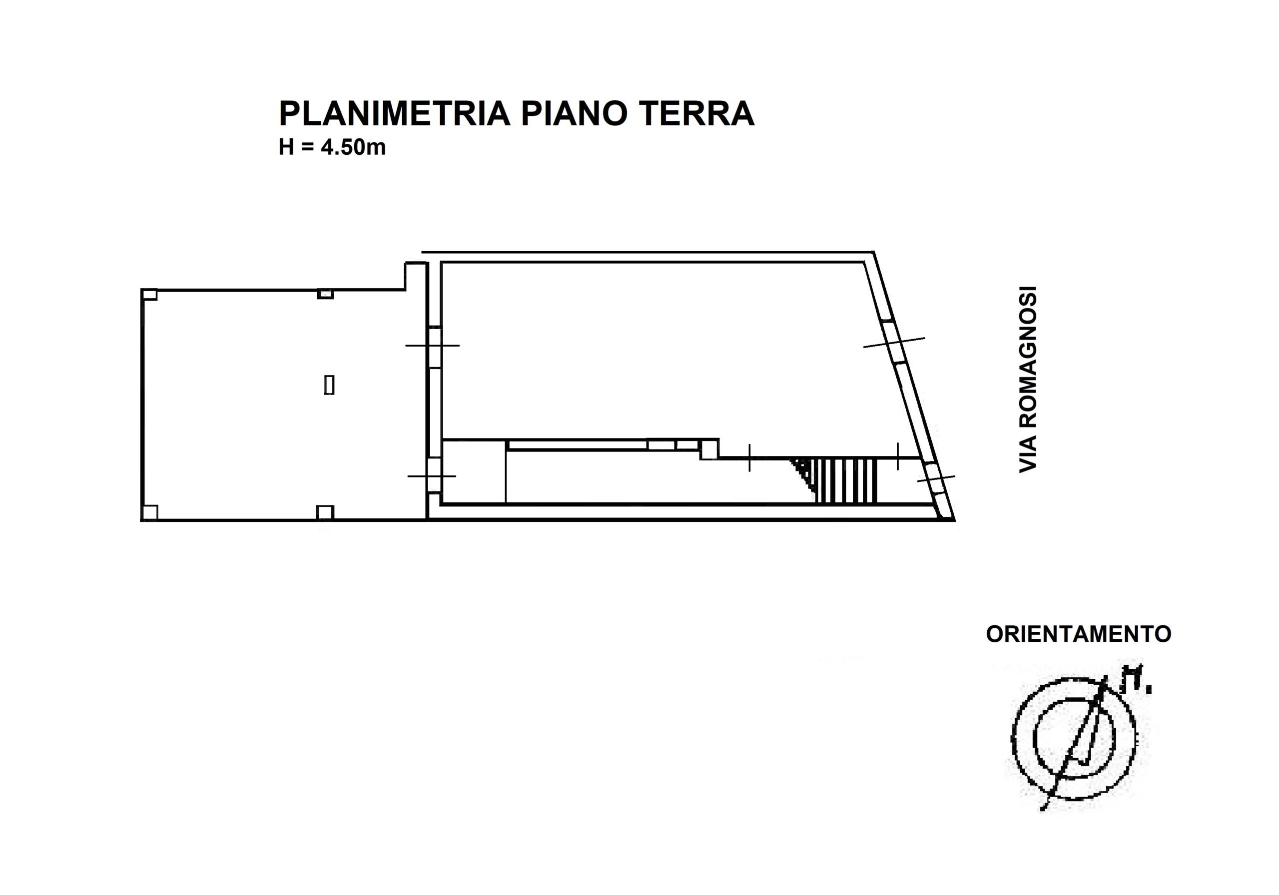 PLANIMETRIA PIANO TERRA MQ 110