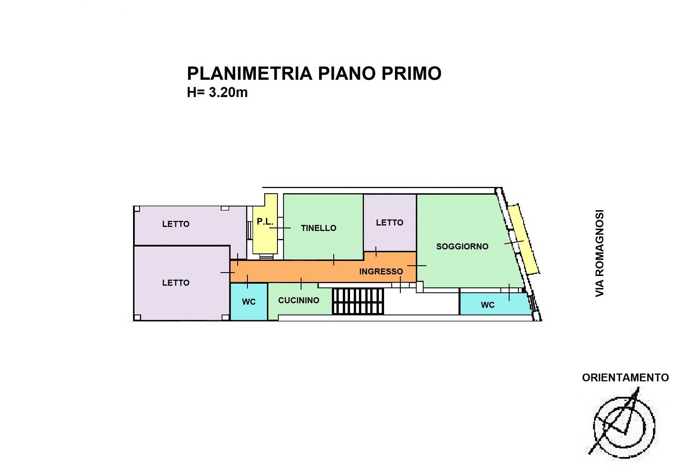 PLANIMETRIA PIANO PRIMO MQ 115
