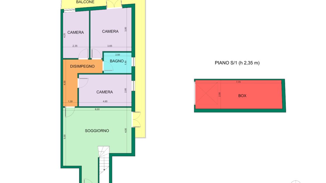 APPARTAMENTO PIANO TERZO CON BOX AUTO